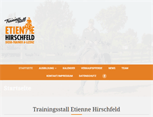 Tablet Screenshot of etienne-hirschfeld.de